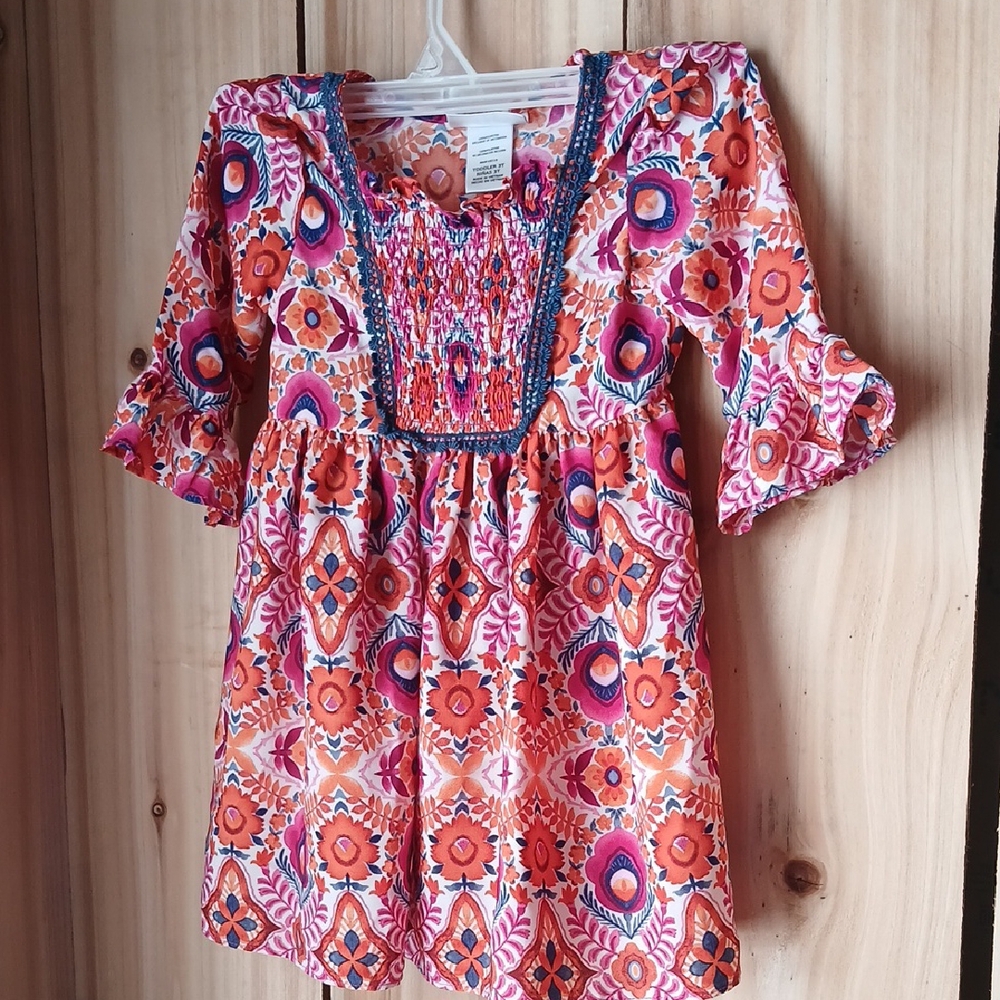 Sweet Heart Rose Multicolor Floral Dress